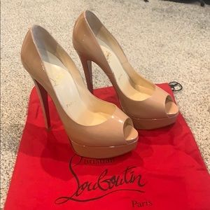 Christian Louboutin Lady Peep 150 Size 37.5